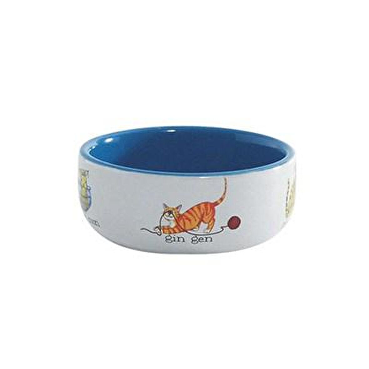 Beeztees Kedi Desenli Kedi Mama Kabı 325 ml