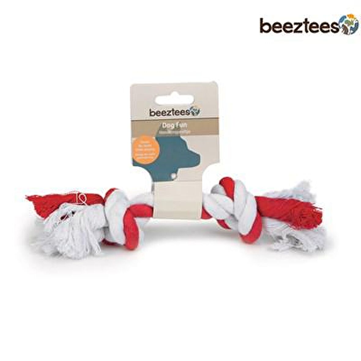 Beeztees İki Düğümlü İp Köpek Oyuncağı Renkli 28 Cm 125 Gr