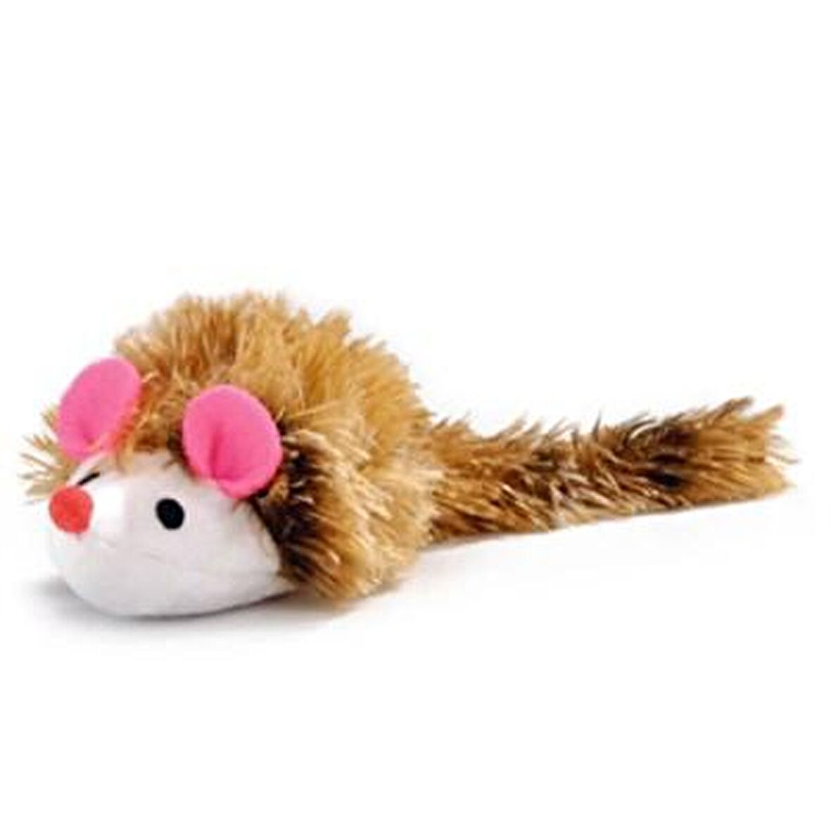 Beeztees Uzun Tüylü Peluş Fare 12cm