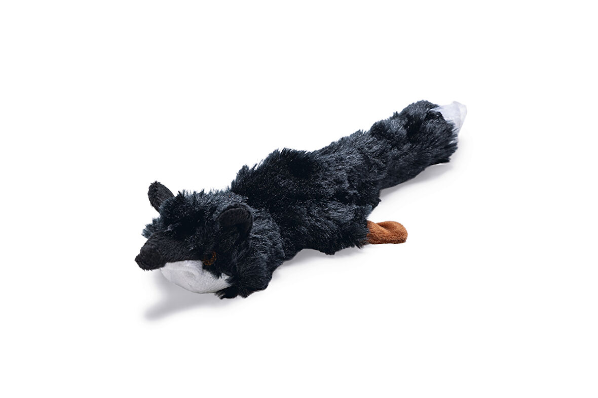 Beeztees Köpek Oyuncağı, Sesli, Tilki, Peluş, Siyah, 30x13x2,5cm