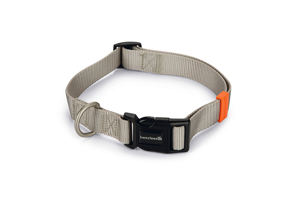 Beeztees Köpek Boyun Tasması, Açık Gri, 48-70cm