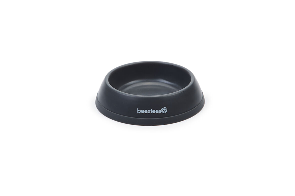 Beeztees Kedi Mama Su Kabı, Plastik, Antrasit 14,5cm