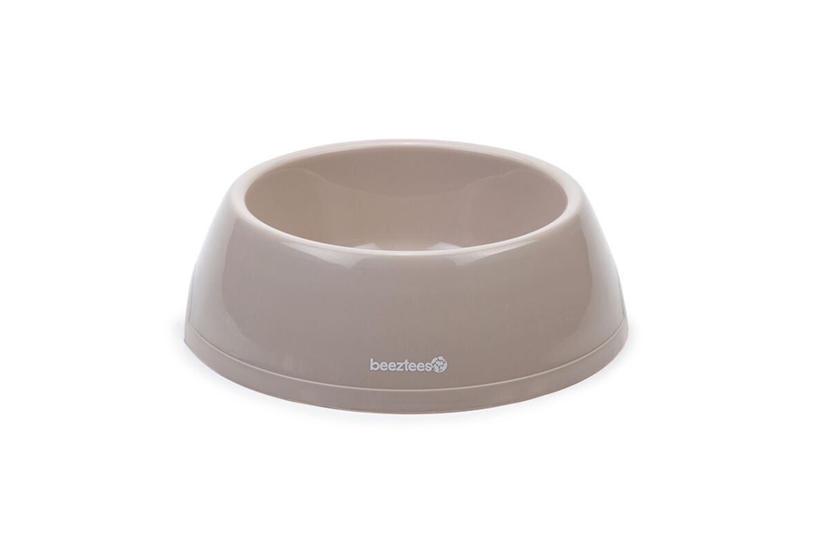 Beeztees Köpek Mama Su Kabı, Plastik, Bej, 1,25L
