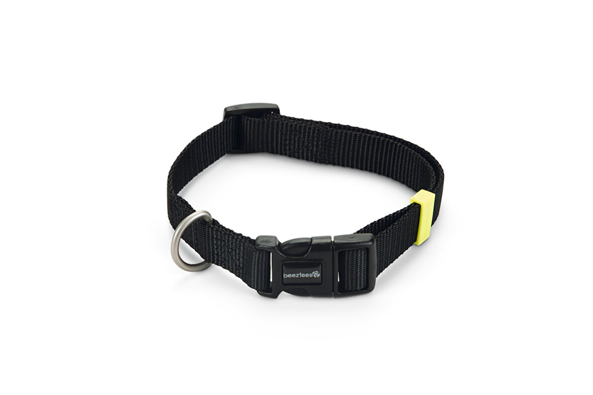 Beeztees Köpek Boyun Tasması, Siyah, 35-50cm, 20mm