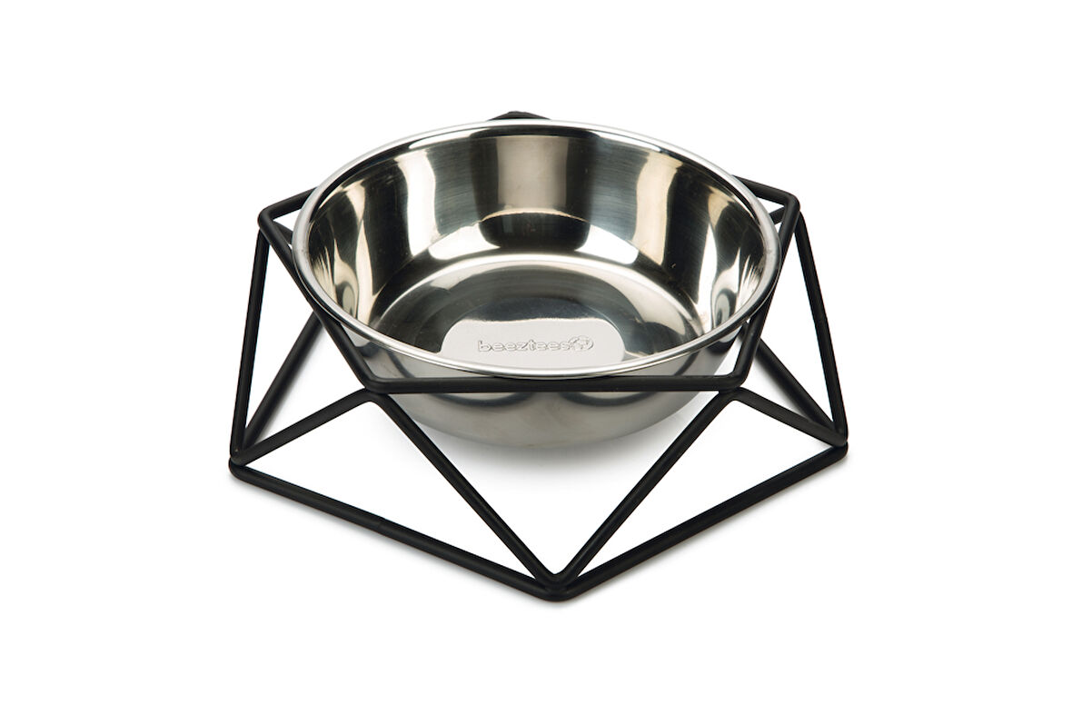 Beeztees Köpek Mama Su Kabı, Paslanmaz Çelik, 21,5cm, 700ml