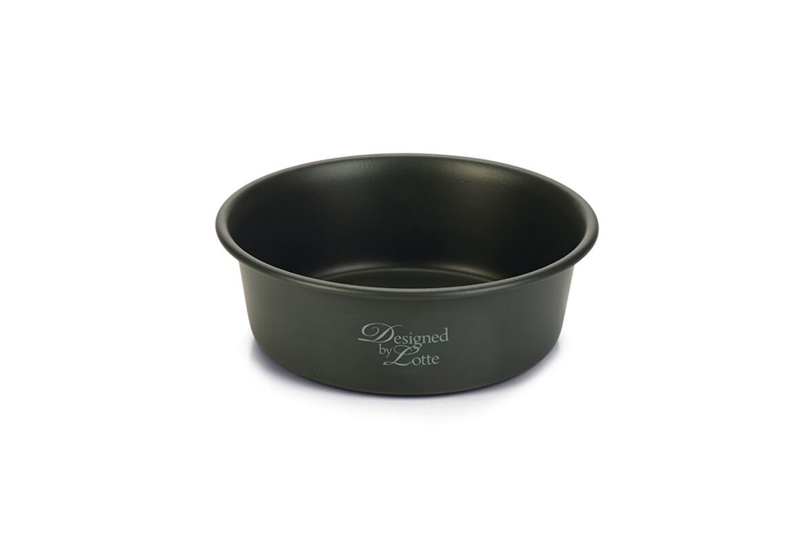 Beeztees DBL Köpek Mama Su Kabı, Mat Siyah Paslanmaz Çelik, 16cm, 940ml