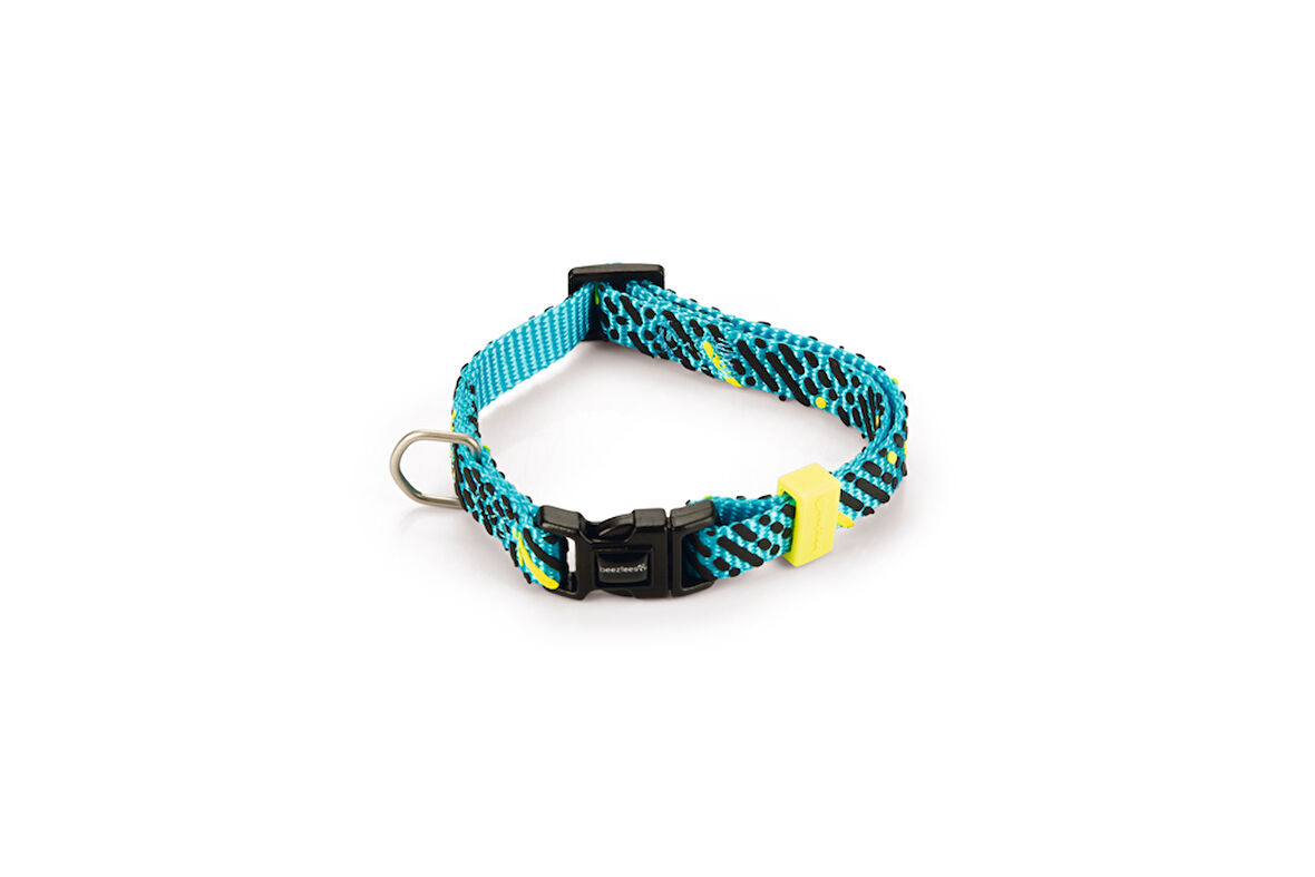 Beeztees Köpek Tasması, Turkuaz, 20-30cm, 10mm