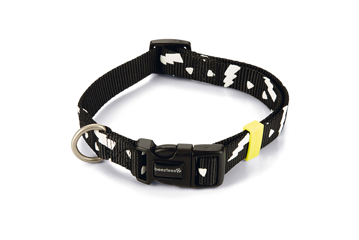 Beeztees Köpek Tasması, Siyah, 35-50cm, 20mm