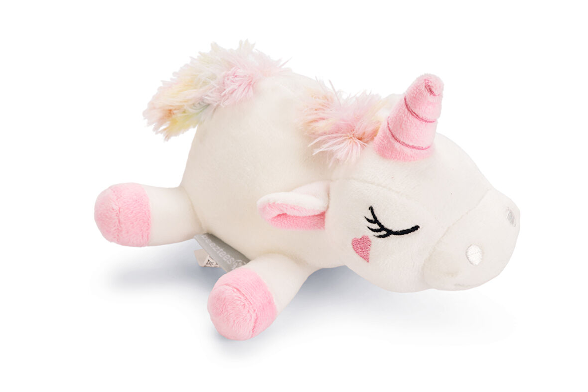 Beeztees Yavru Köpek Oyuncağı, Unicorn, Peluş, Beyaz, 18x15x11,5cm