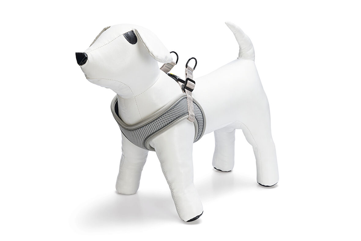 Beeztees Köpek Göğüs Tasması, Neopren, Gri, XS, 30-35cm