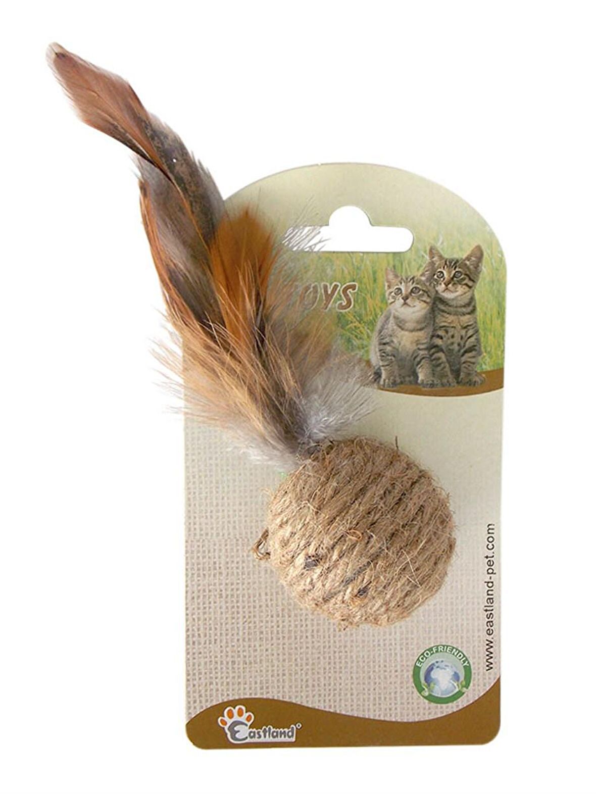 Eastland Tüylü Top Kedi Oyuncağı 4 cm