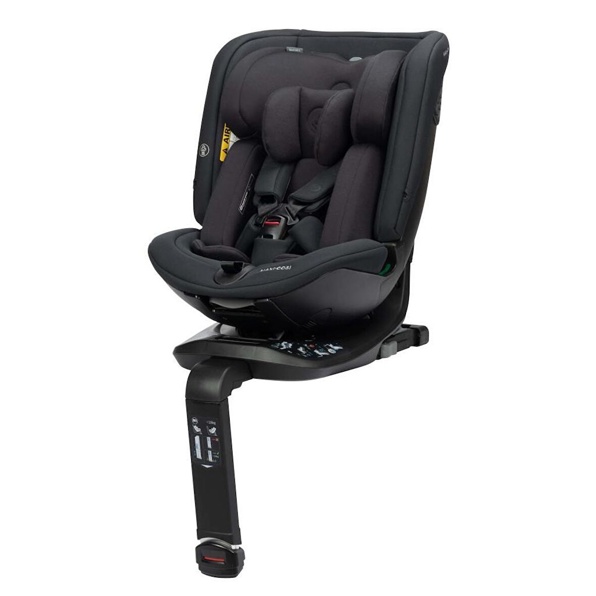 Maxi-Cosi Spinel 360 S Derece Dönebilen Yatabilen İsofix'li 0-36 Kg Oto Koltuğu Authentic Black