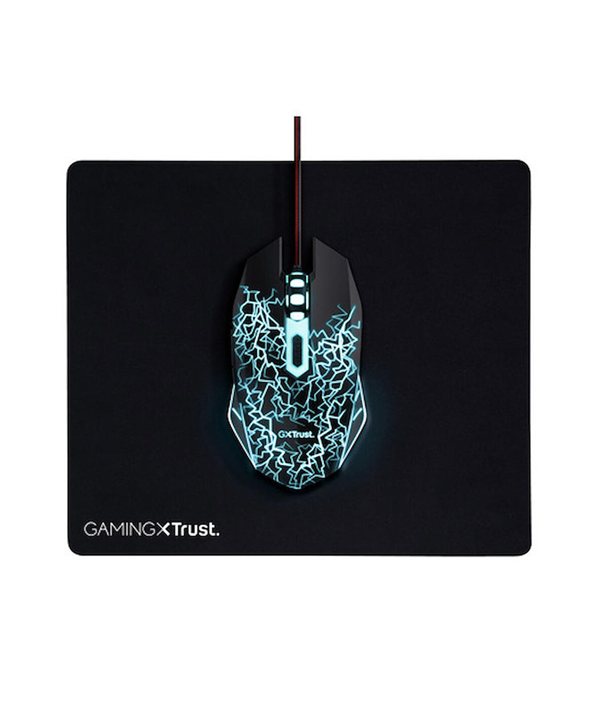 TRUST  24752 basic mouse ve mousepad-siyh