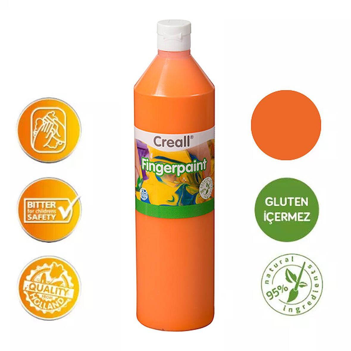 Creall Fingerpaint - Turuncu 750ml