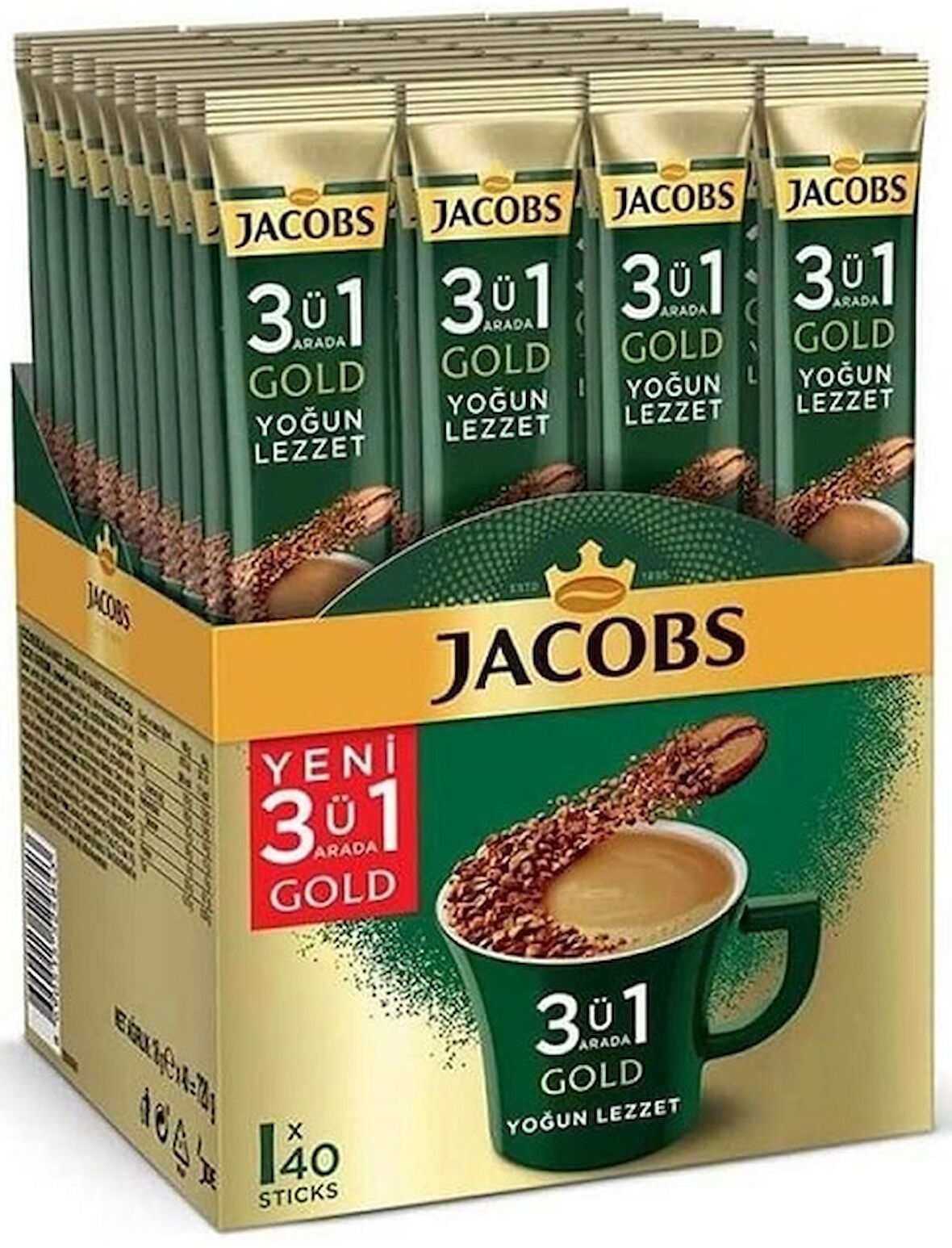 JACOBS KAHVE 3 Ü 1 ARADA YOĞUN LEZZET 18GR