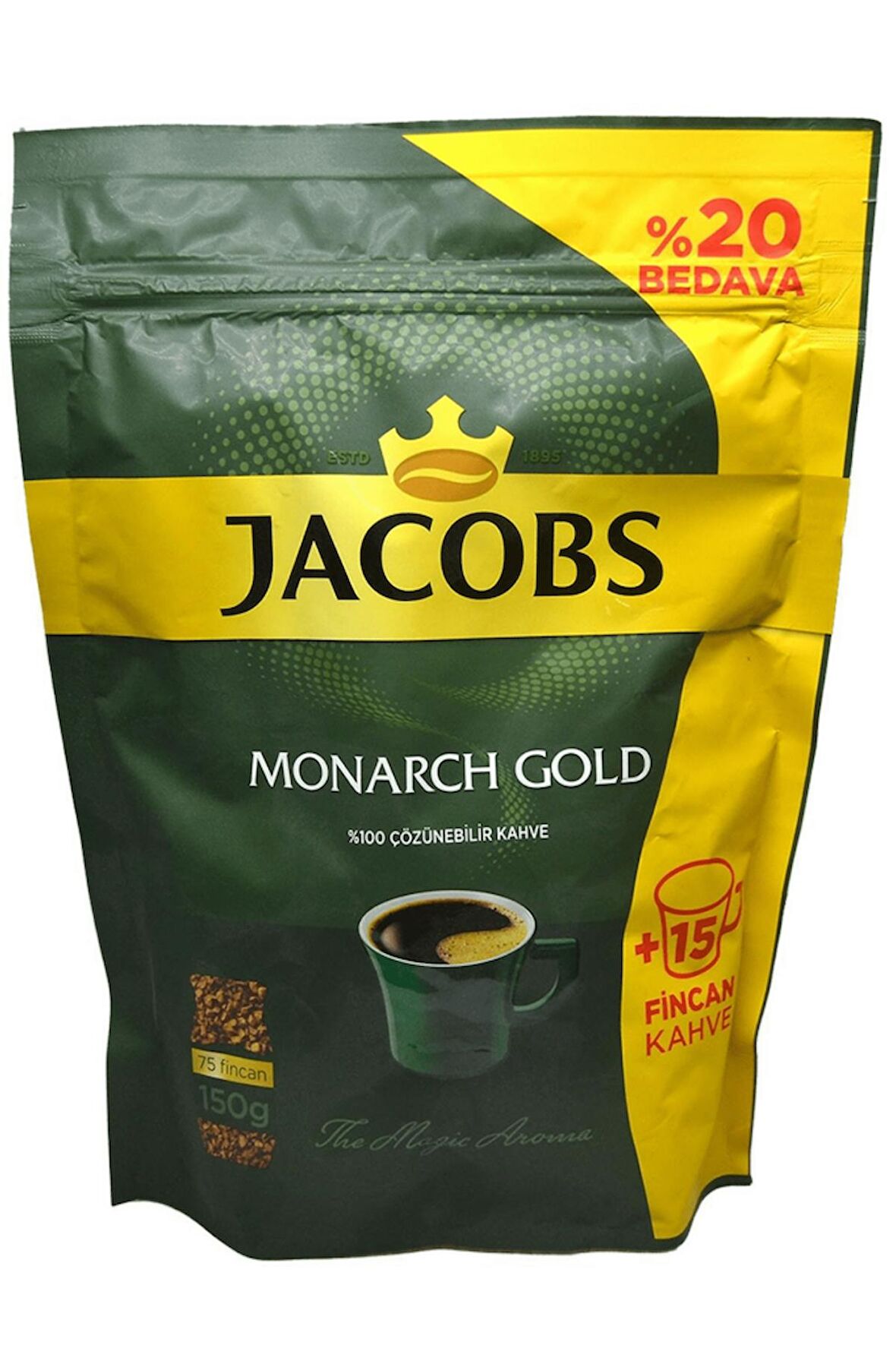 Jacobs Monarch Gold Kahve 150 gr