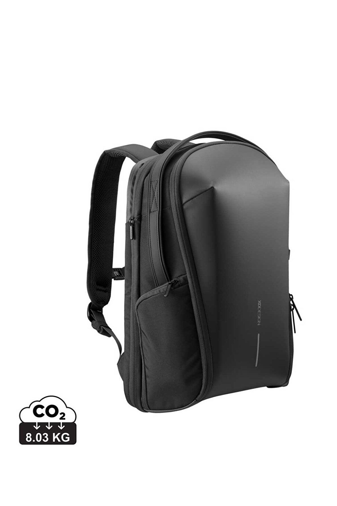 XD Design Bizz Backpack Erkek 15.6'' Inç Suya Dayanıklı Siyah Laptop Sırt Çantası