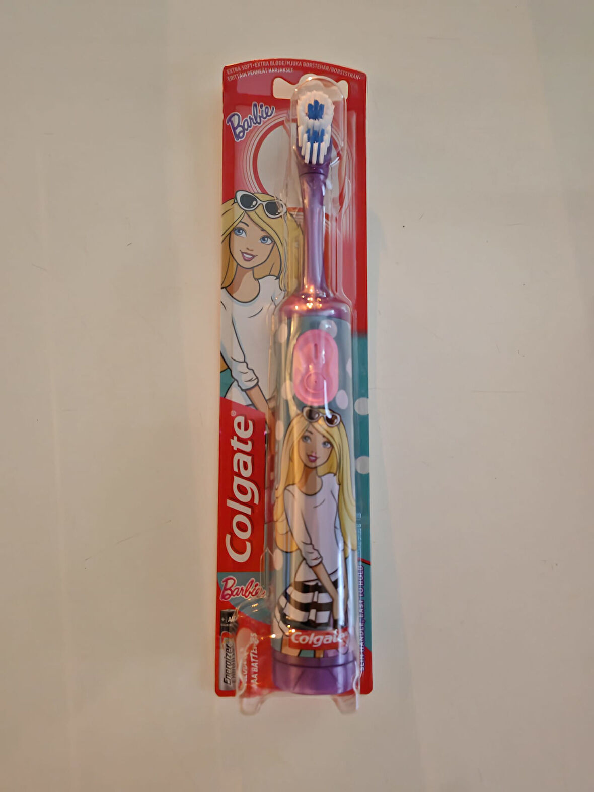 Colgate Kids Barbie Pilli Çocuk Diş Fırçası Extra Soft Mor 