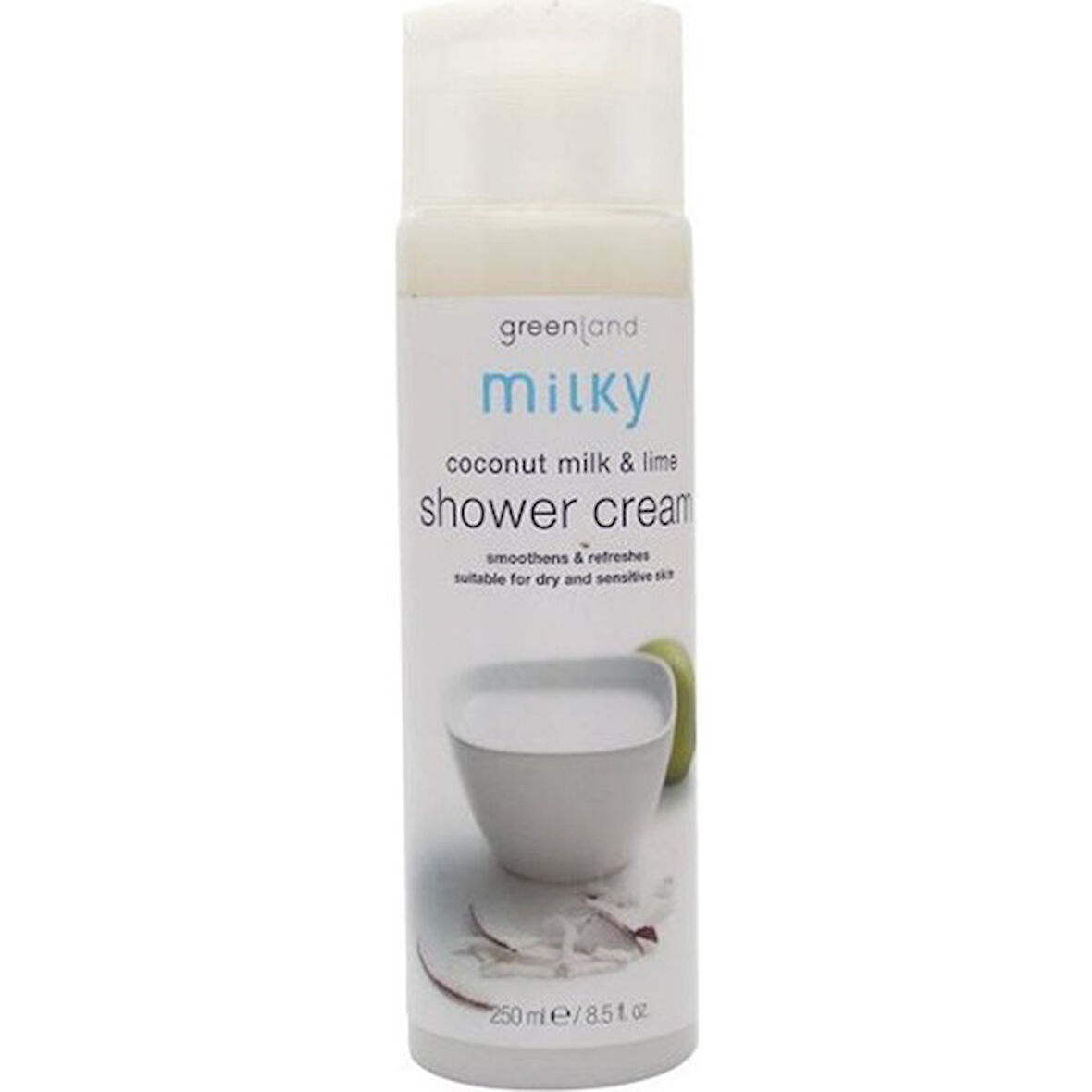 Greenland Milky Shower Cream Coconut Milk - Lime 250 Ml