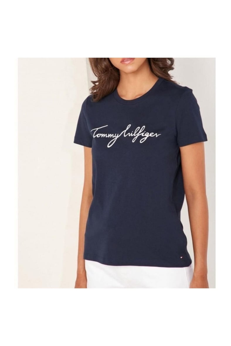 Kadın Heritage Crew Neck Tshirt