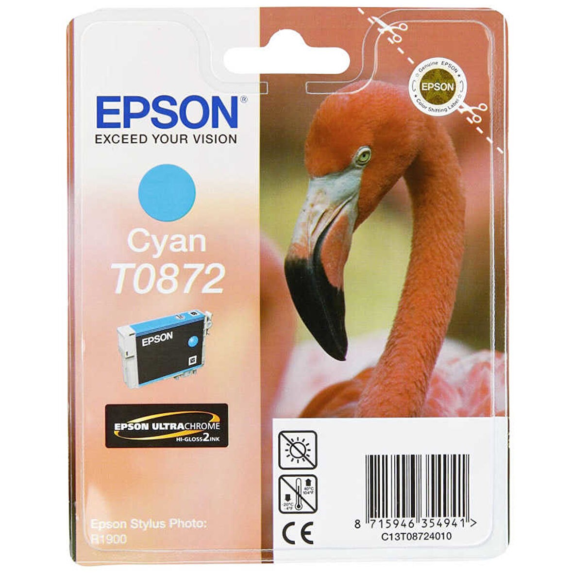 Epson T0872-C13T08724020 Mavi Orijinal Kartuş