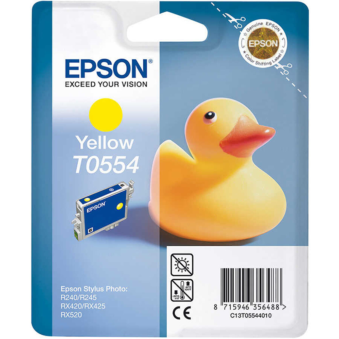 Epson T0554-C13T05544020 Sarı Orijinal Kartuş