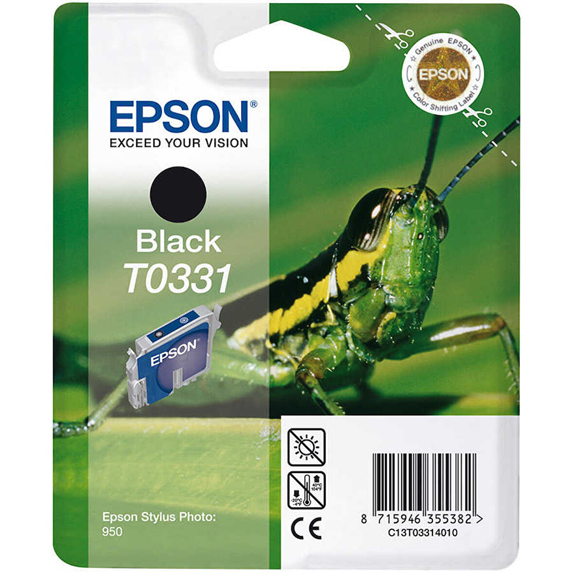 Epson T0331-C13T03314020 Siyah Orijinal Kartuş