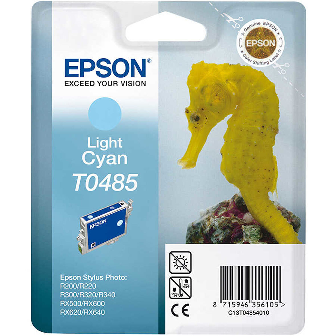 Epson T0485-C13T04854020 Açık Mavi Orijinal Kartuş