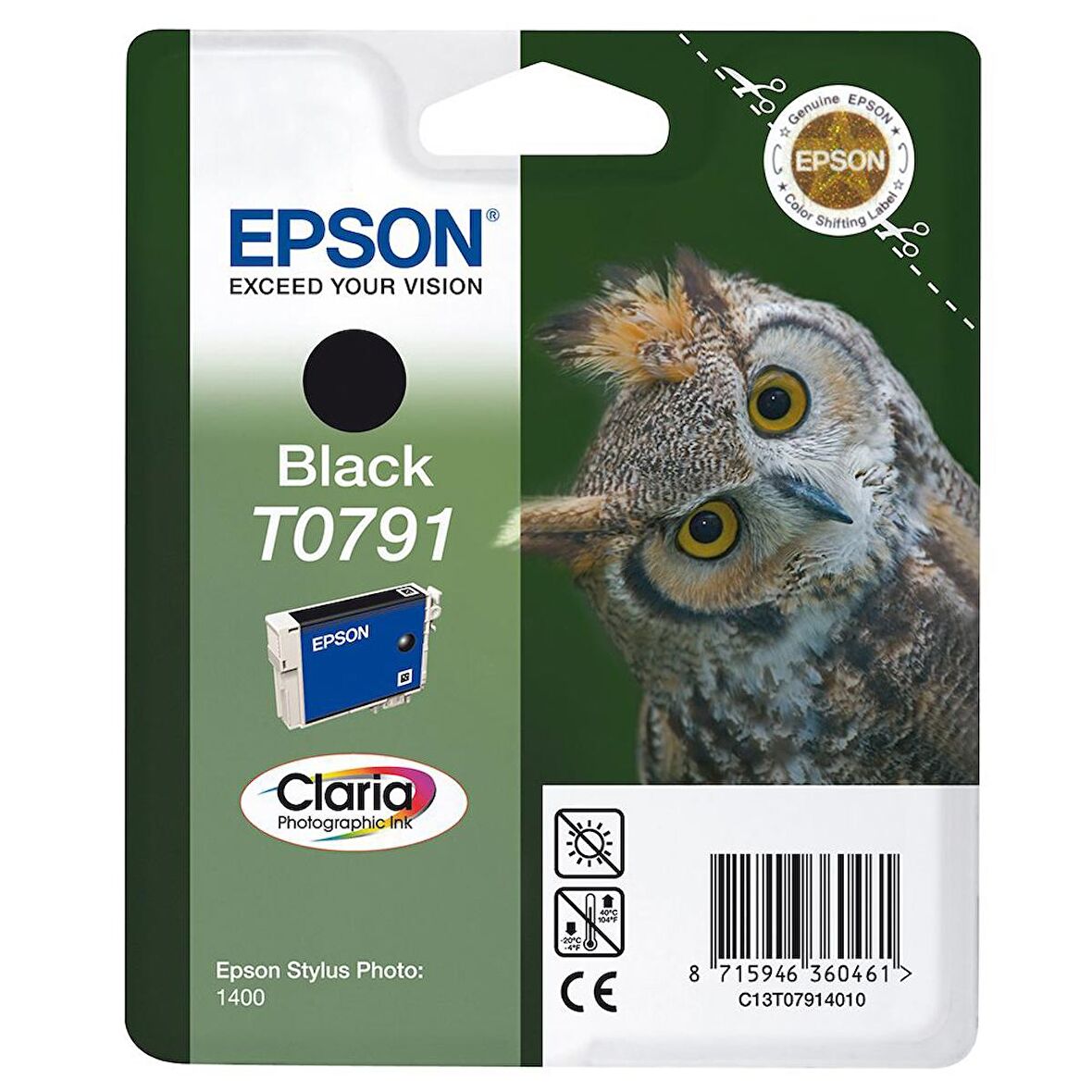 Epson T0791 C13T07914010 Siyah Kartuş