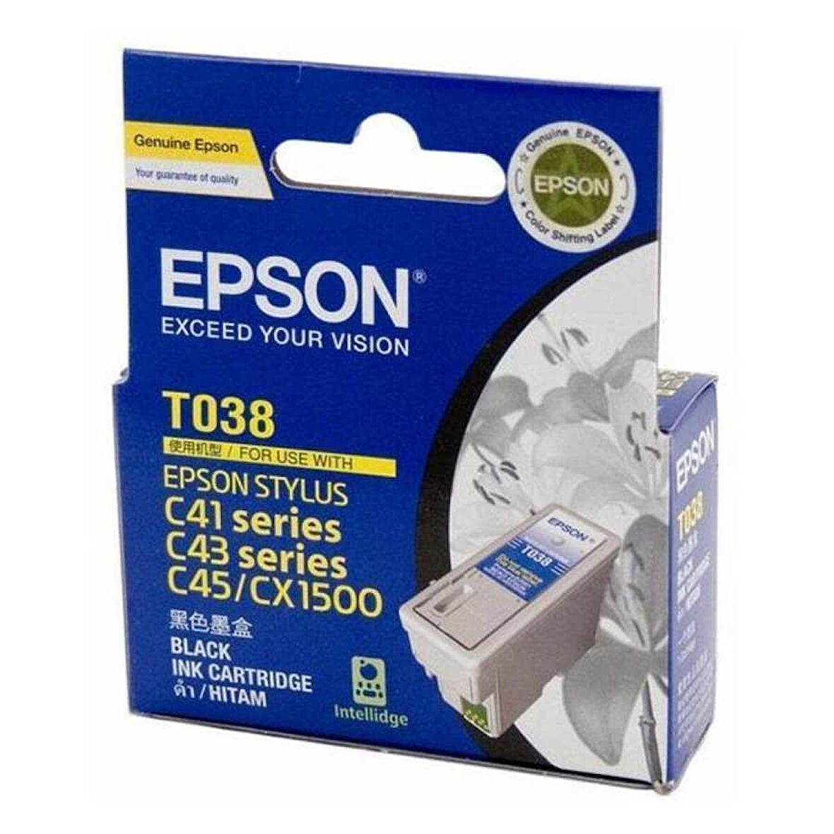 Epson T038-C13T03814A20 Siyah Orijinal Kartuş
