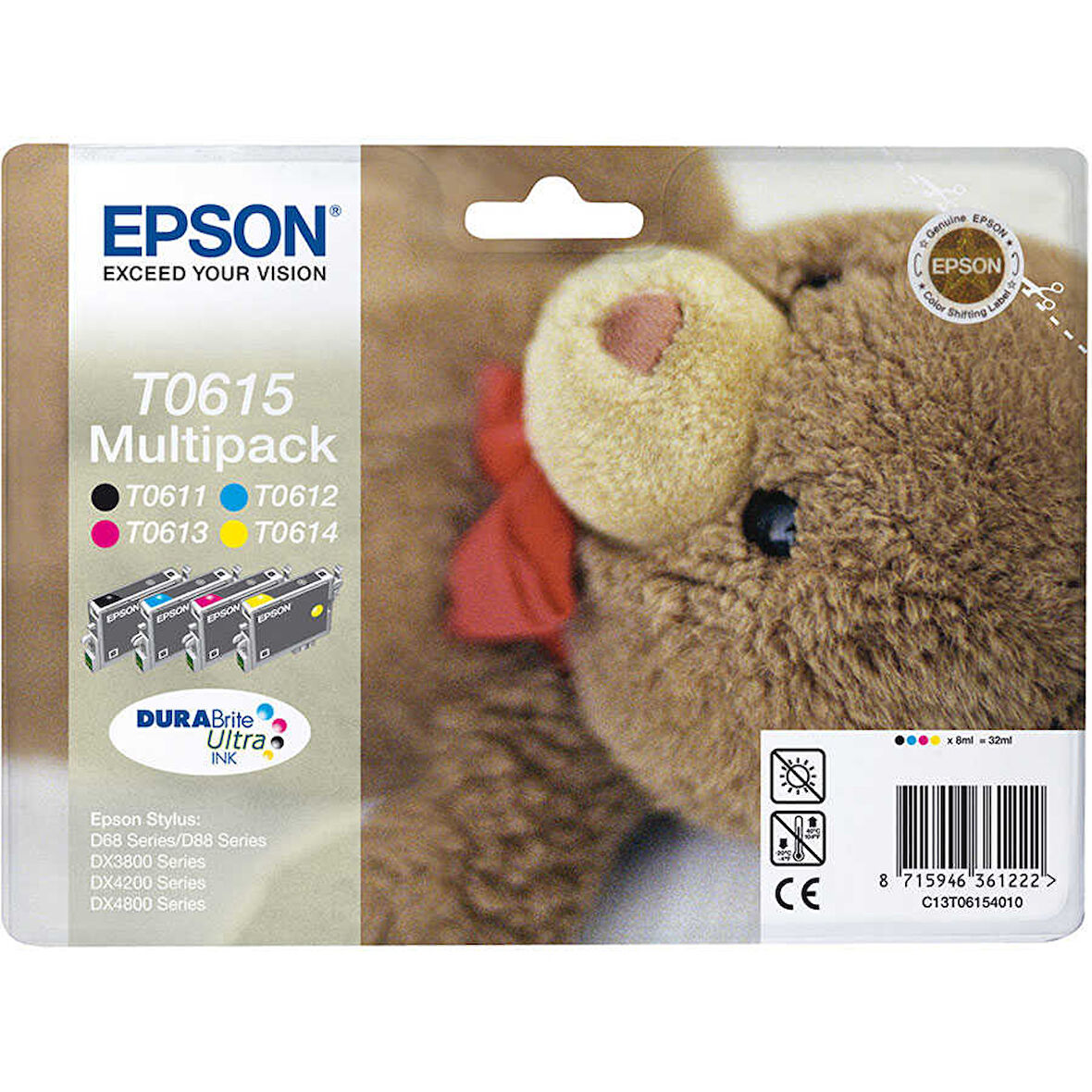 Epson T0615-C13T06154020 Orijinal Kartuş Paketi