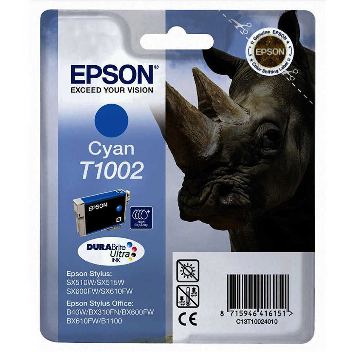 Epson T1002-C13T10024020 Mavi Orijinal Kartuş