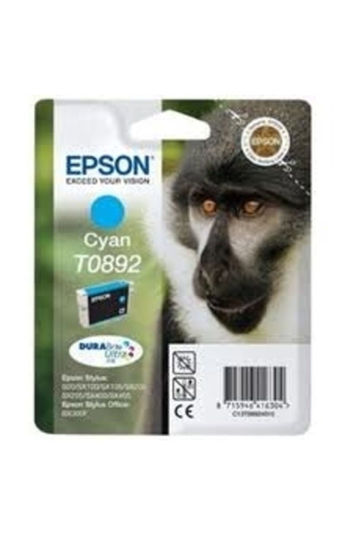 Epson T0892 Mavi Orjinal Kartuş