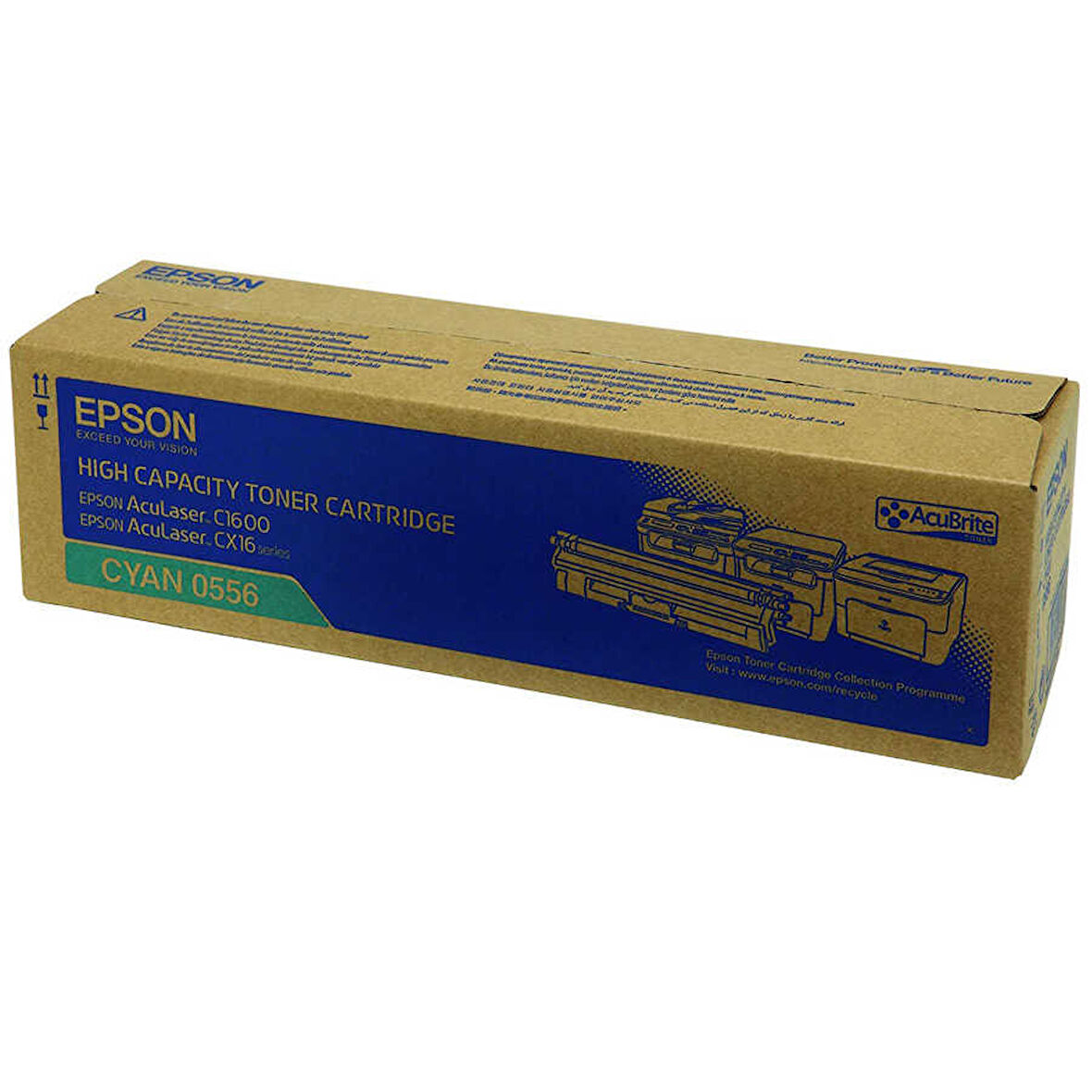 Epson CX-16C13S050556 Mavi Orijinal Toner Yüksek Kapasiteli