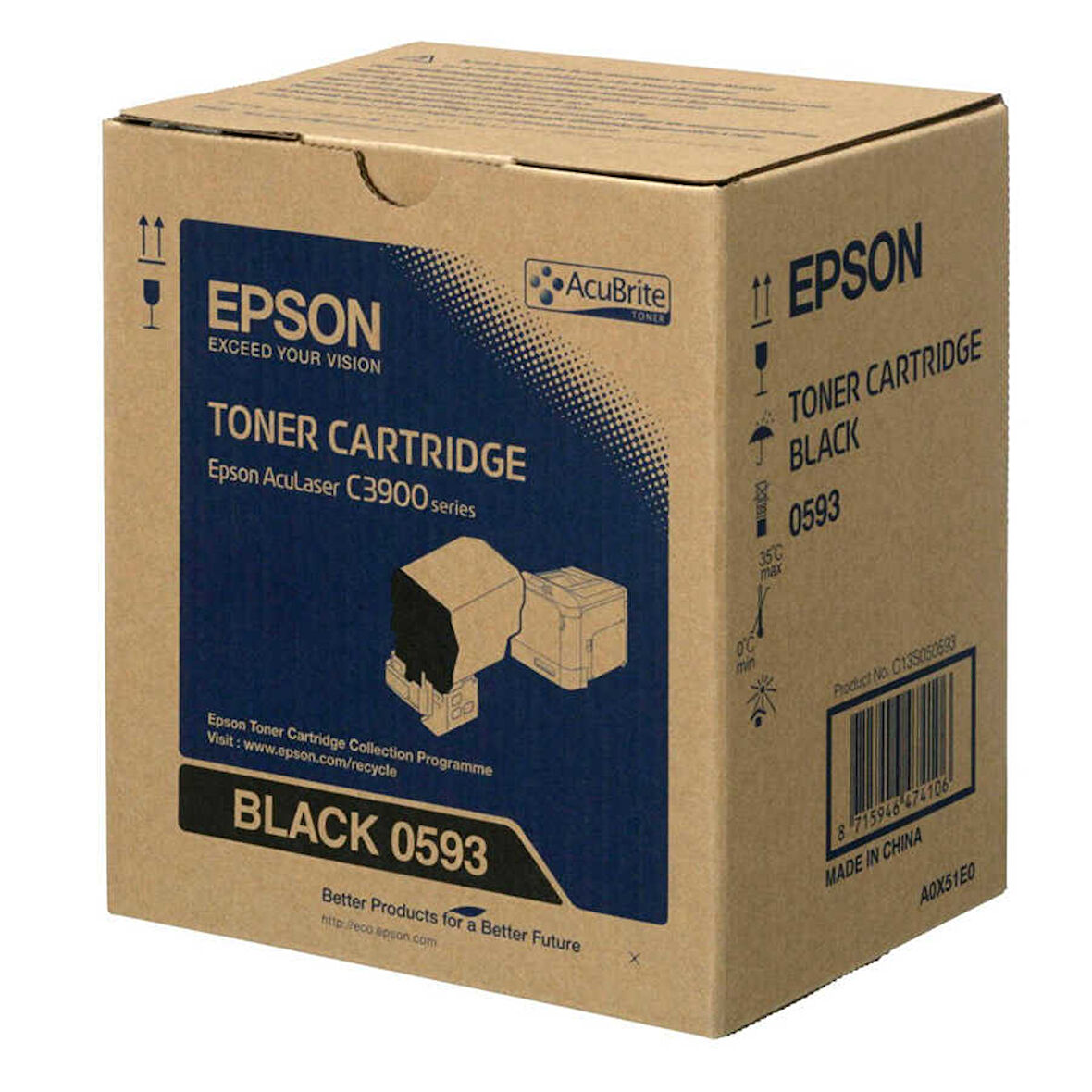 Epson CX-37C13S050593 Siyah Orijinal Toner