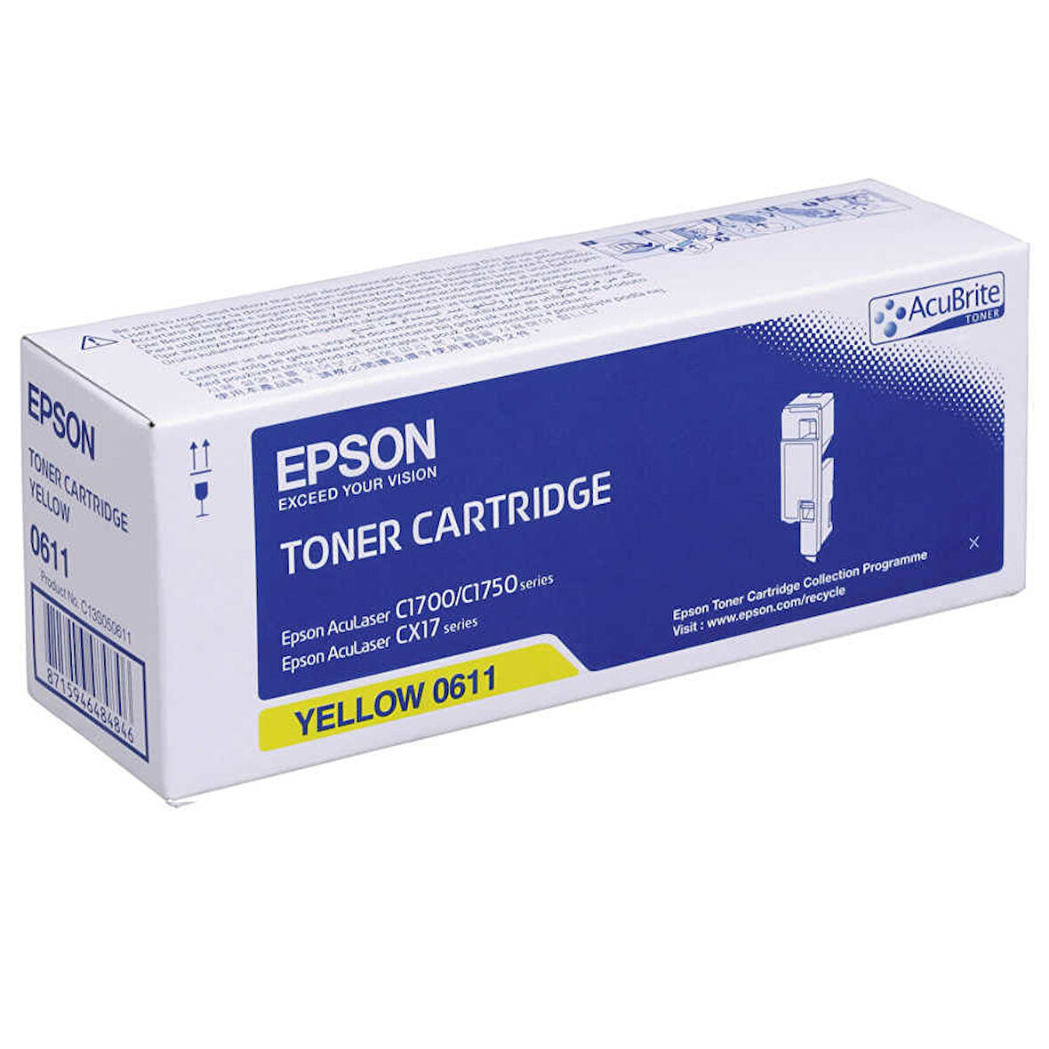 Epson CX-17C13S050611 Sarı Orijinal Toner Yüksek Kapasiteli