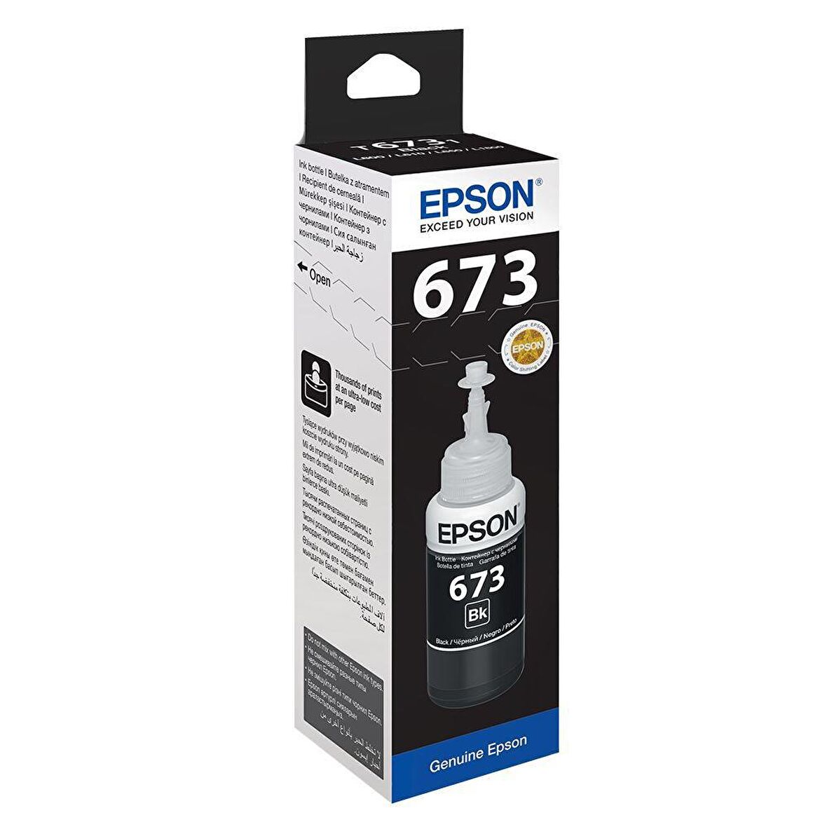 Epson T6731 L800-L810-L850-L1800 Black (Siyah) Mürekkep 70ml