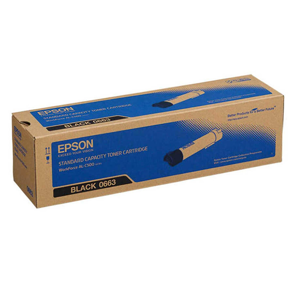 Epson AL-C500C13S050663 Siyah Orijinal Toner