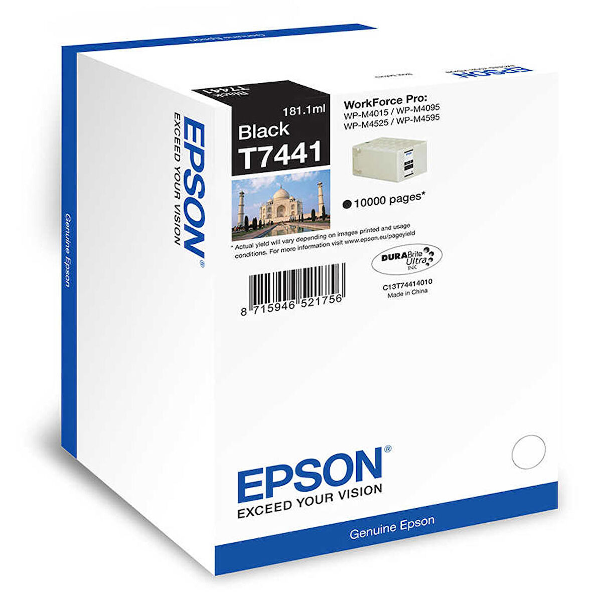 Epson T7441-C13T74414010 Siyah Kartuş