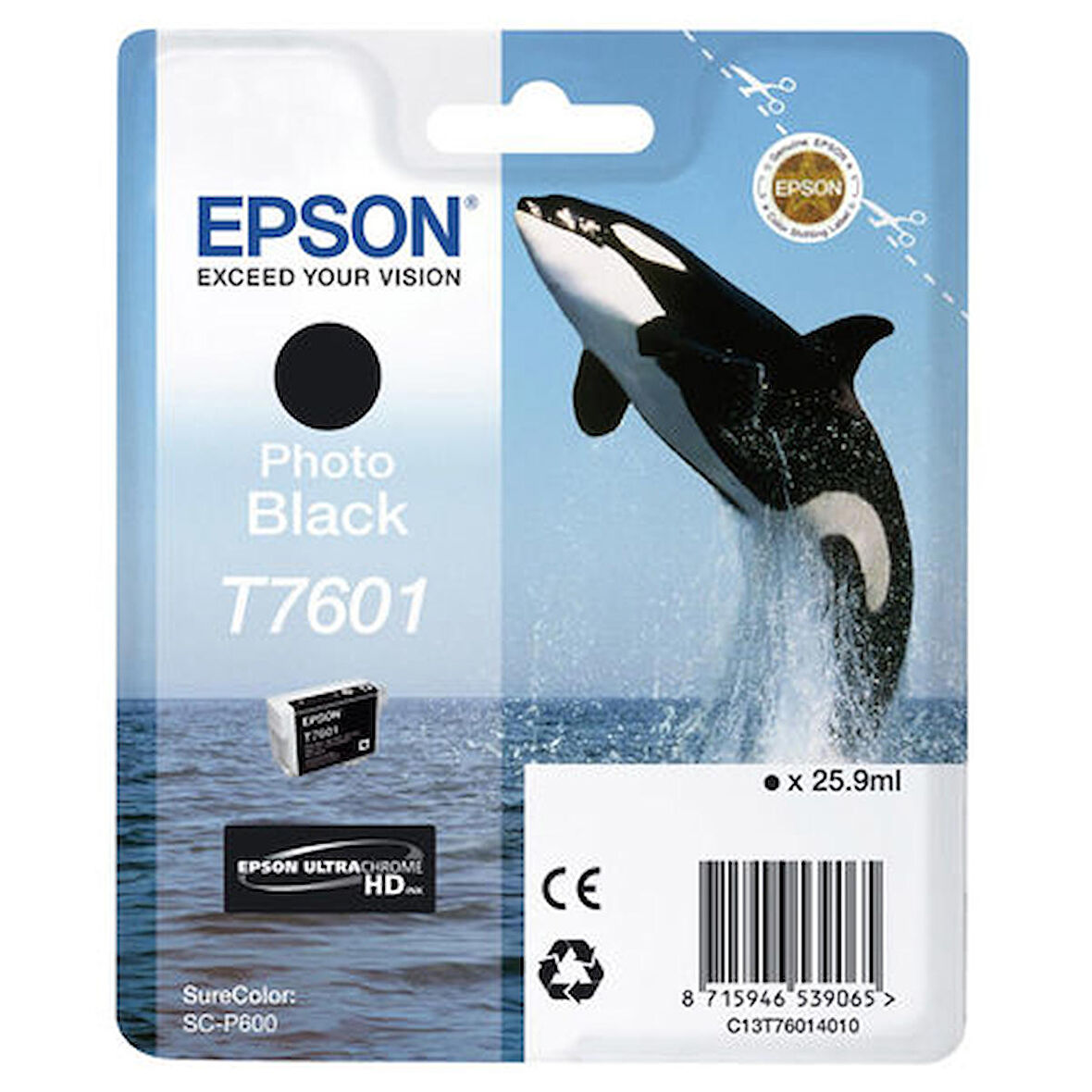 Epson T7601 C13T76014010 Foto Siyah Kartuş