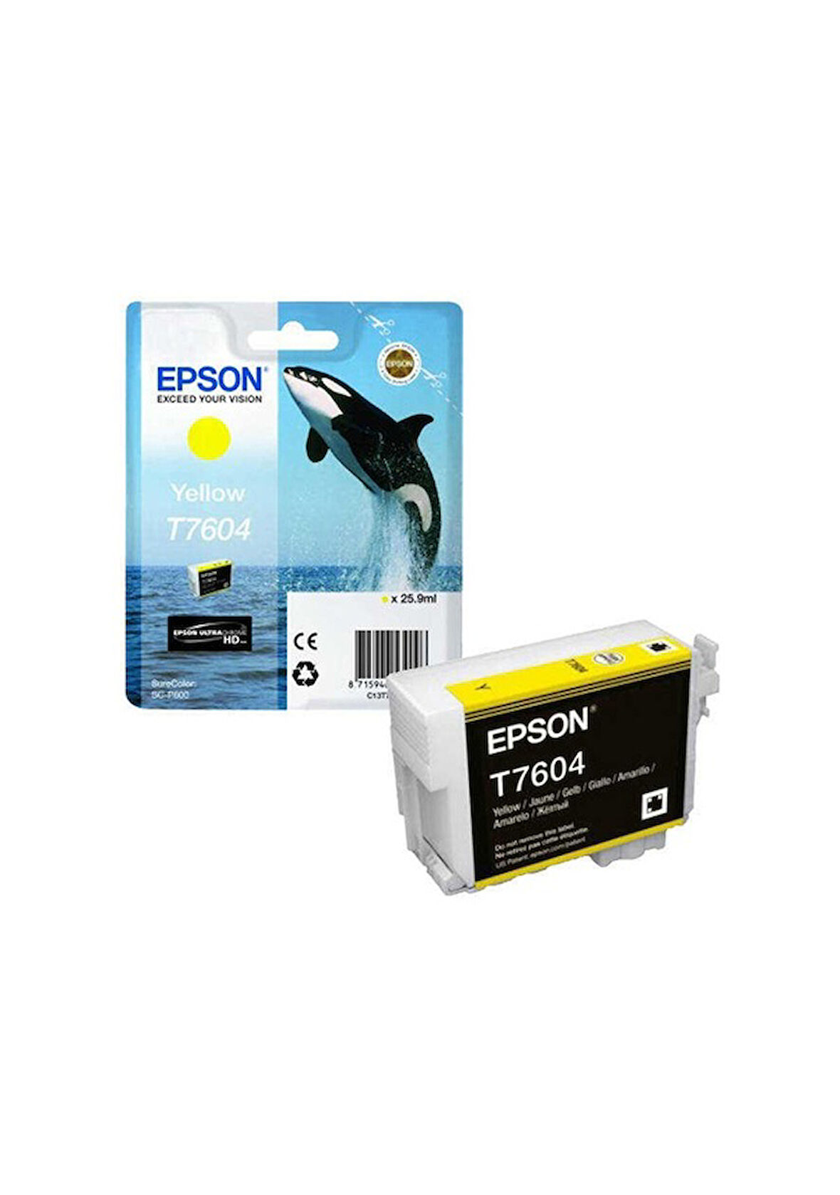  Epson T7604-c13t76044010 Sarı Kartuş