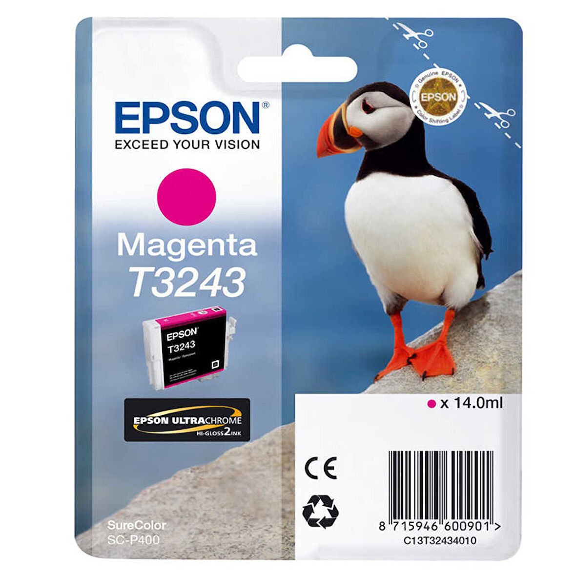 Epson T3243-C13T32434010 Kırmızı Orijinal Kartuş