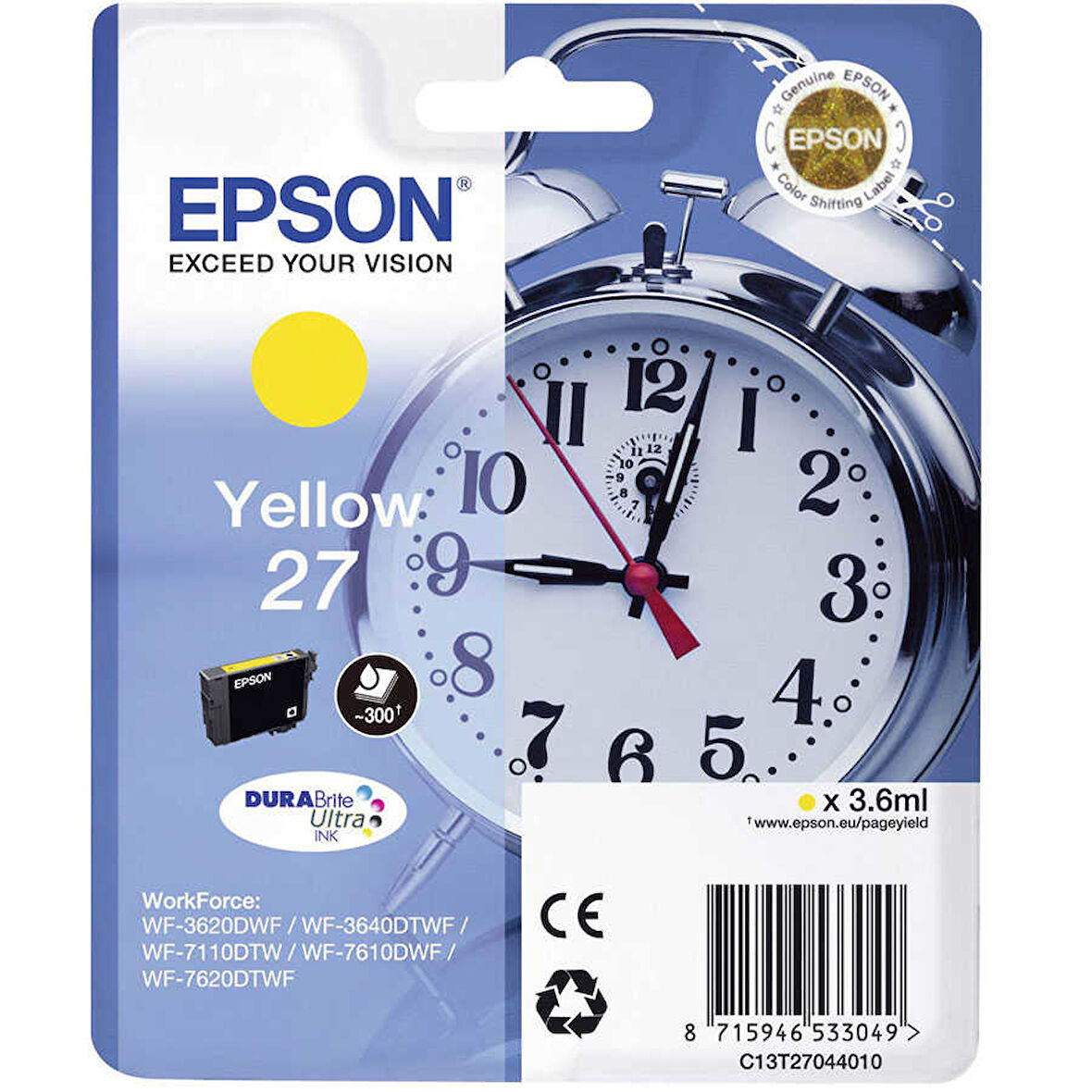 Epson 27-T2704-C13T27044020 Sarı Orijinal Kartuş