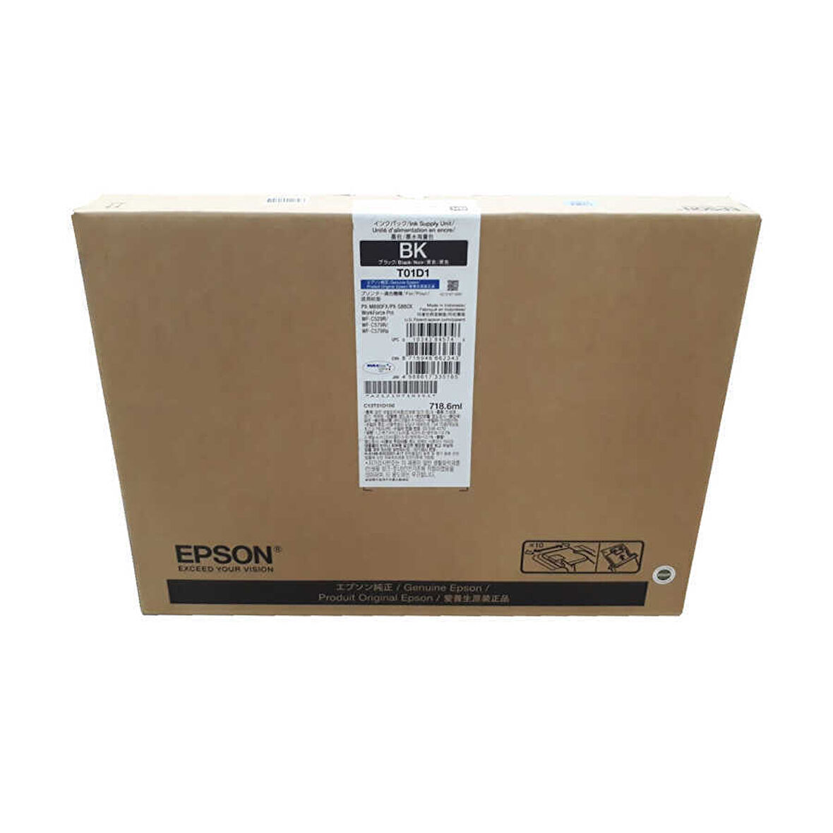 Epson C13T01D100 Siyah Orijinal Kartuş Yüksek Kapasiteli