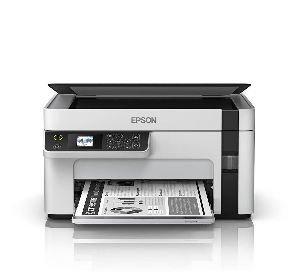 Epson EcoTank M2120 Wi-Fi + Tarayıcı + Fotokopi Mono Çok Fonksiyonlu Tanklı Mürekkep Püskürtmeli Yazıcı