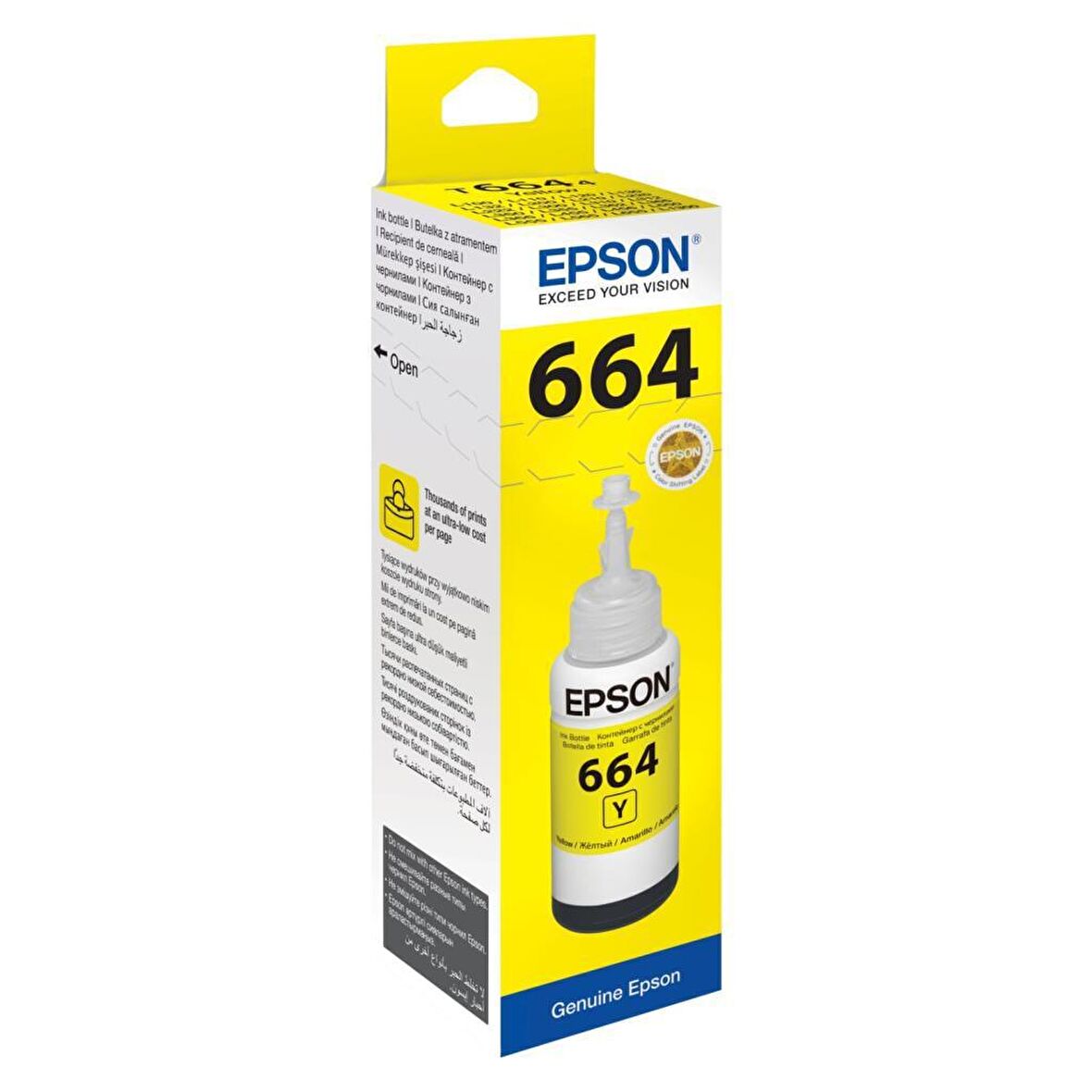 Epson 112 EcoTank Sarı Mürekkep Şişesi, 70 ml (C13T06C44A) Yellow
