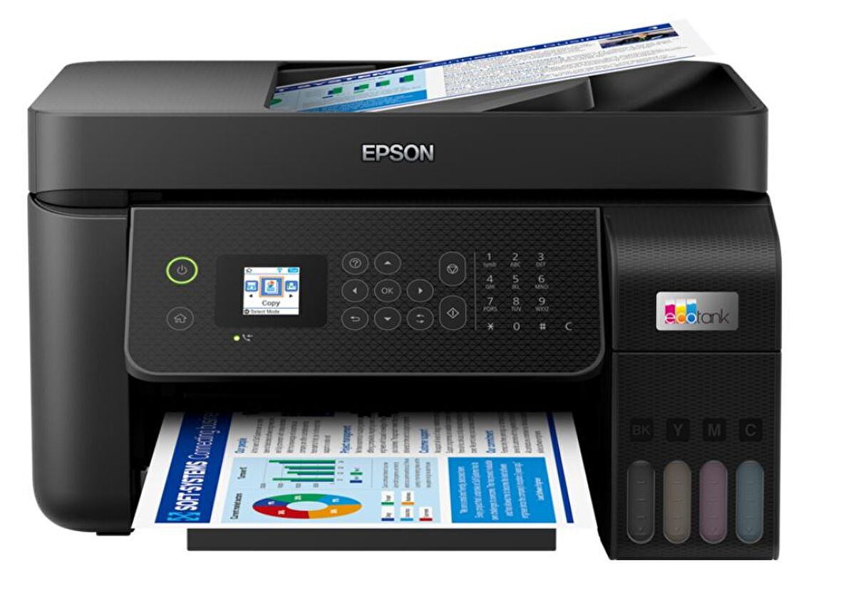 Epson Ecotank L5290 Wifi + Fotokopi + Tarayıcı Renkli Çok Fonksiyonlu Tanklı Yazıcı