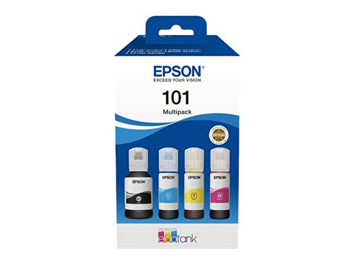 Epson T03V6 Cyan-Magenta-Yellow-Black Mavi-Kırmızı-Sarı-Siyah 4lü Multipack Kartuş