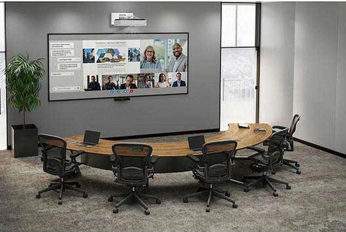 Epson EB-760W 4100 ANSI lümen 5 Miyon Kontrast Ultra Kısa Mesafe Kablosuz Lazer Projeksiyon Cihazı