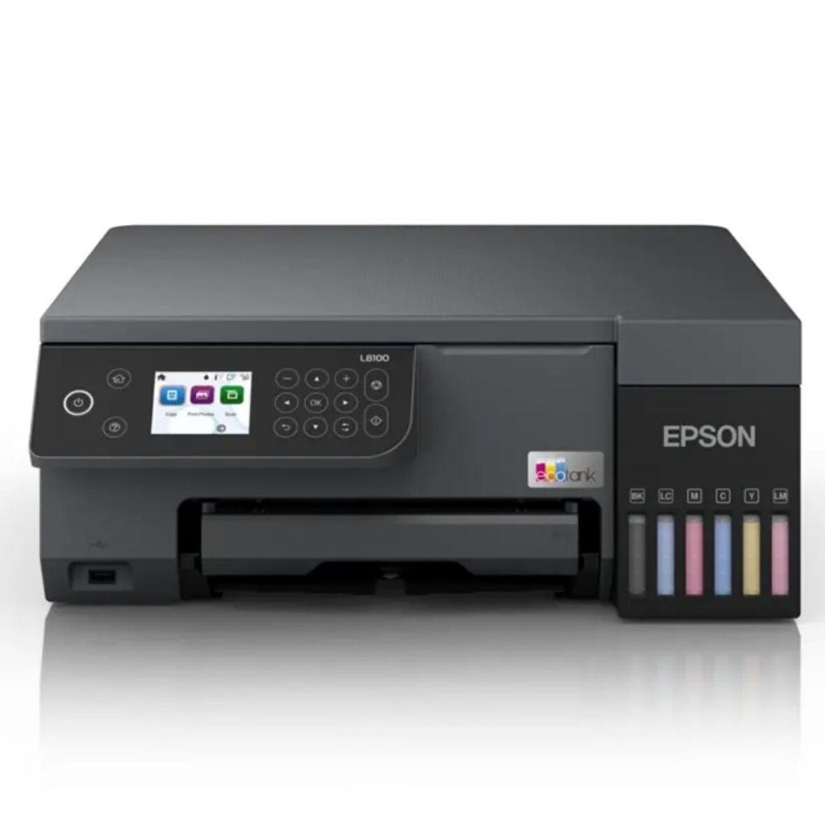 Epson EcoTank L8100 Wi-Fi + Tarayıcı + Fotokopi Renkli Çok Fonksiyonlu Tanklı Mürekkep Püskürtmeli Yazıcı